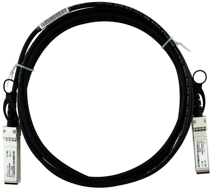 BlueOptics JD096C-BL kabel InfiniBand / światłowodowy 1 m SFP+ Czarny
