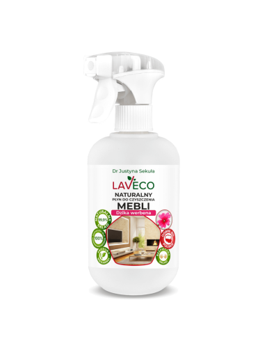 Laveco Naturalny płyn do czyszczenia mebli Dzika werbena 0,5l