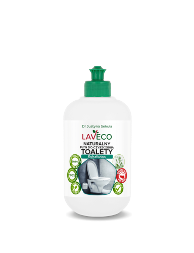 Laveco Naturalny płyn do czyszczenia toalety Eukaliptus 0,5l