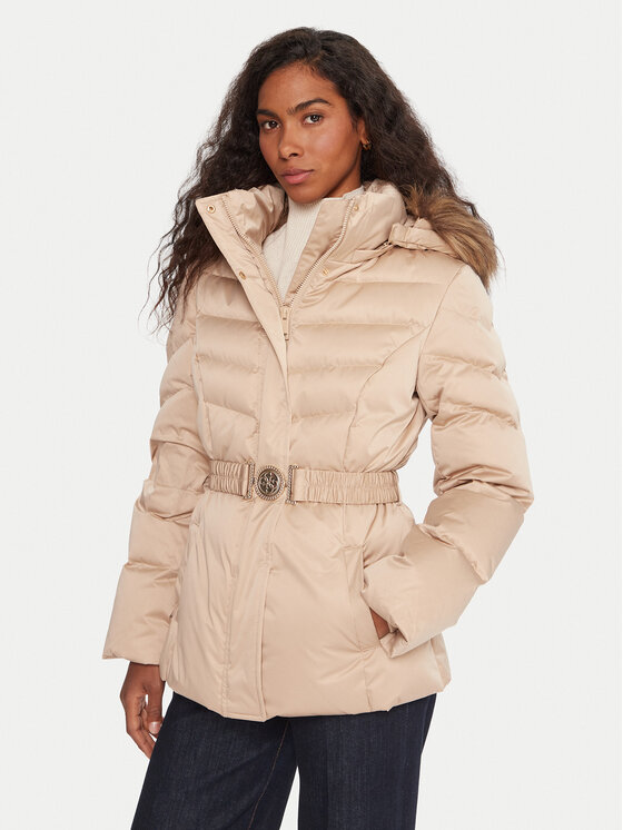 Guess Kurtka puchowa W5BL31 W2802 Szary Regular Fit