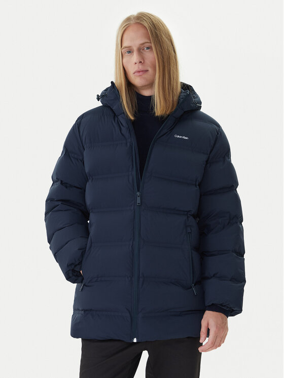 Calvin Klein Kurtka puchowa LV04LD516G Niebieski Regular Fit