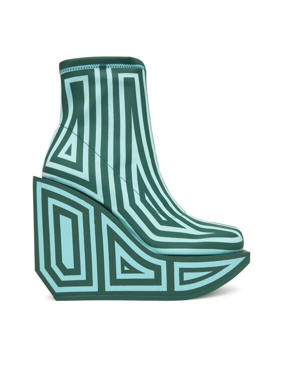 United Nude Botki Wa Bootie Hi 1087993382 Zielony