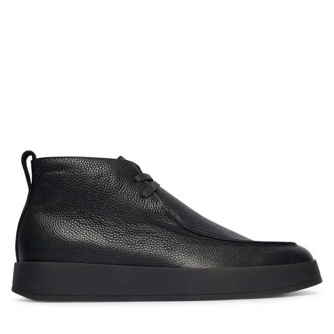 Trzewiki Calvin Klein Hybrid Cup Apron Boot Lth HM0HM01987 Czarny