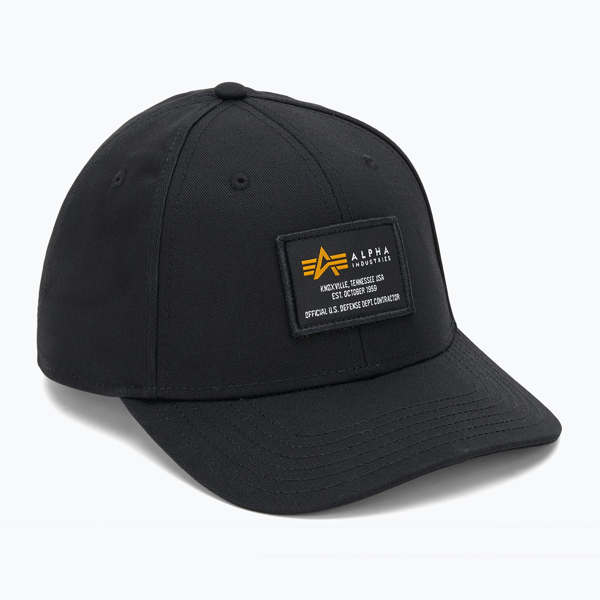 Czapka z daszkiem Alpha Industries Crew black WYSYŁKA W 24H 30 DNI NA ZWROT