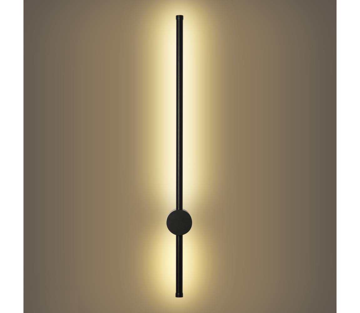 Brilagi - LED zewnętrzny kinkiet AURA LED/12W/230V 3000K IP54 czarny