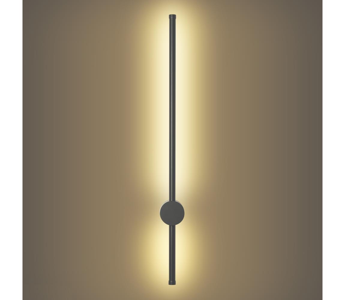 Brilagi - LED kinkiet zewnętrzny AURA LED/12W/230V 3000K IP54 antracyt