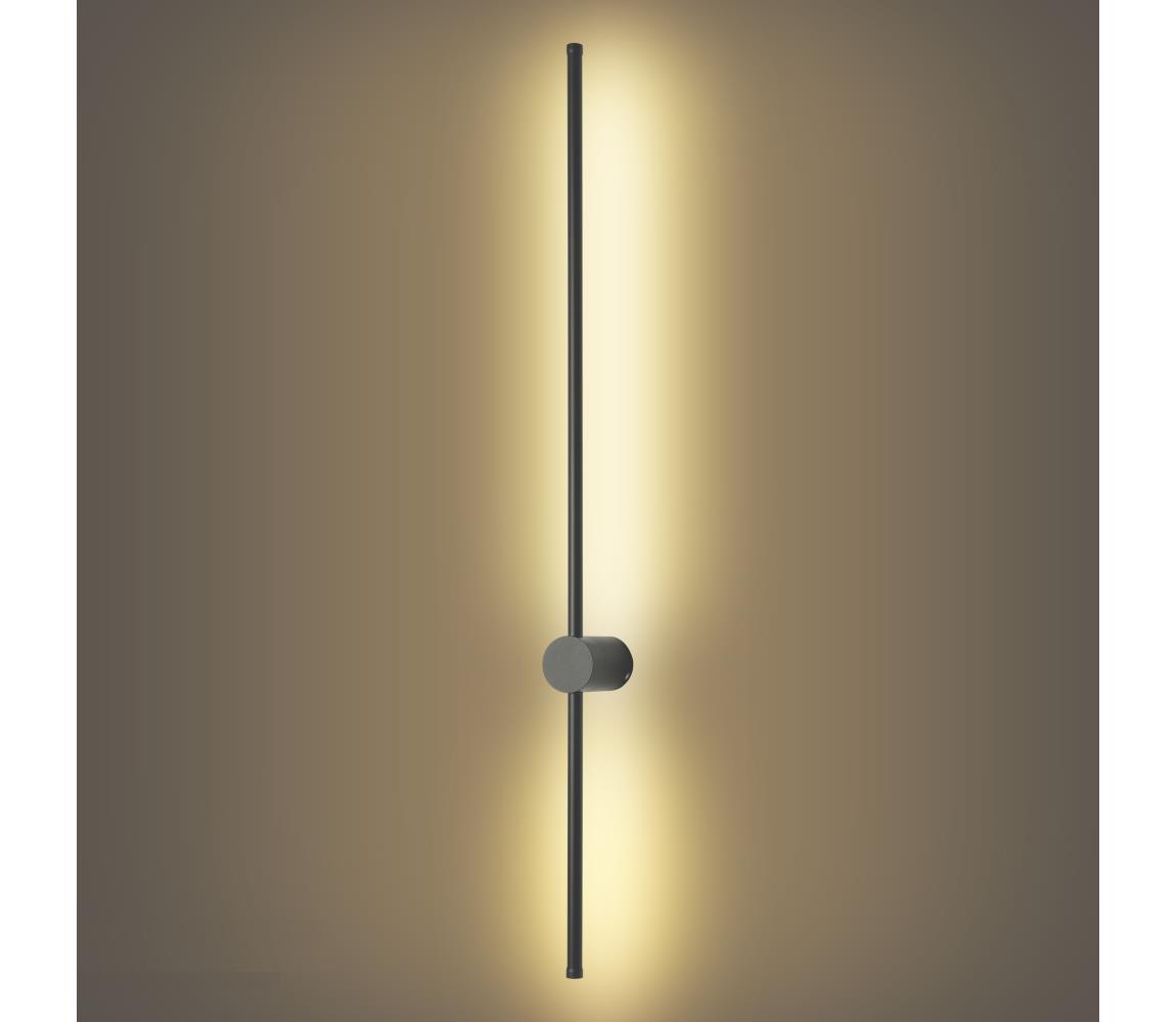 Brilagi - Kinkiet zewnętrzny LED AURA LED/20W/230V 3000K IP54 antracyt