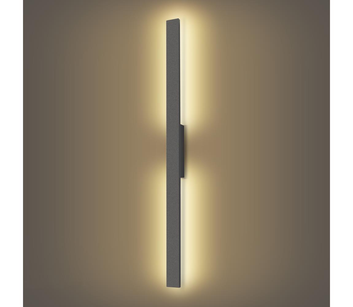 Brilagi - zewnętrzny kinkiet LED LUNA LED/24W/230V 3000K IP65 antracyt