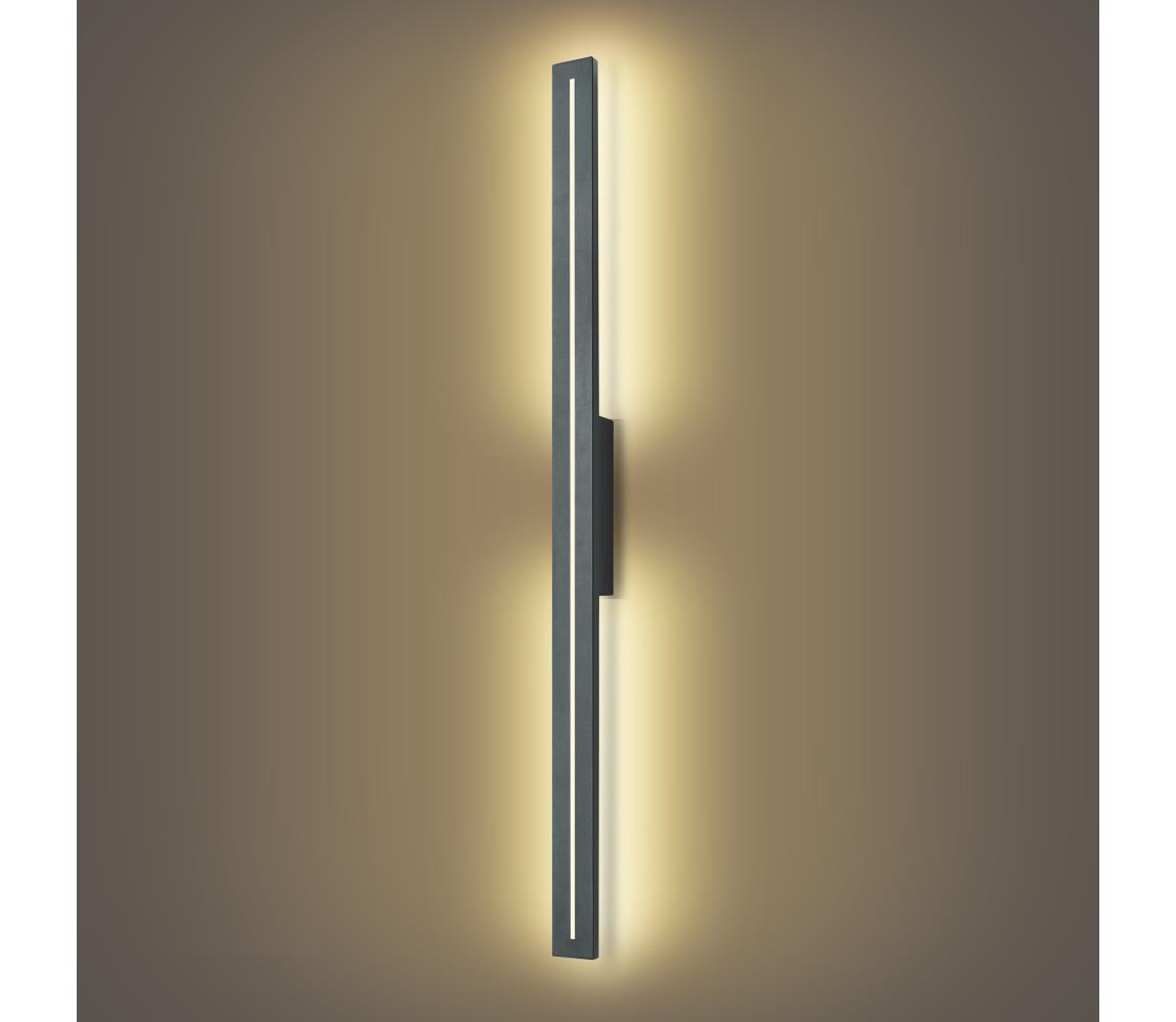 Brilagi - Zewnętrzny kinkiet LED LINEO LED/24W/230V 3000K IP65 antracyt