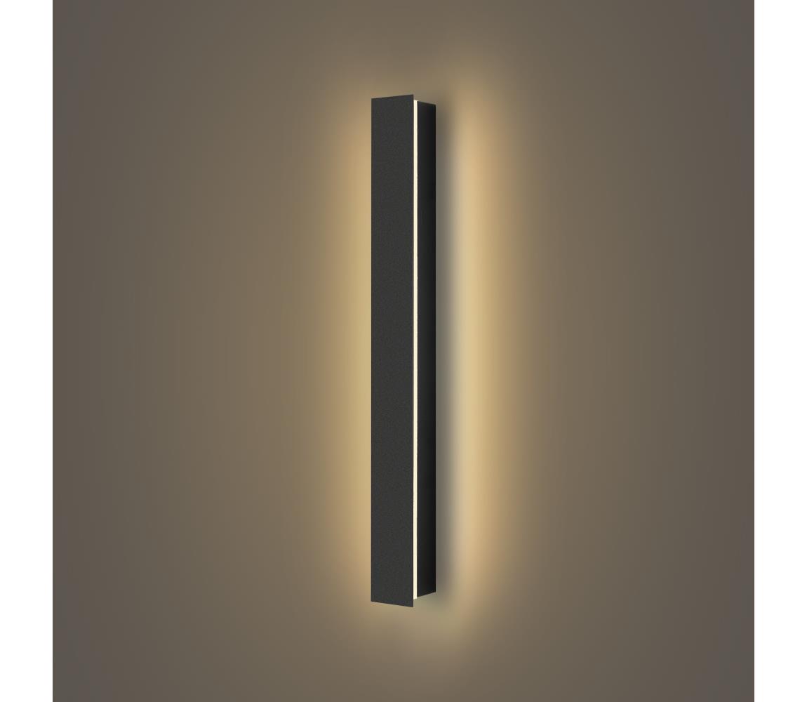 Brilagi - Zewnętrzny kinkiet LINEAR LED/12W/230V 3000K IP65 czarny
