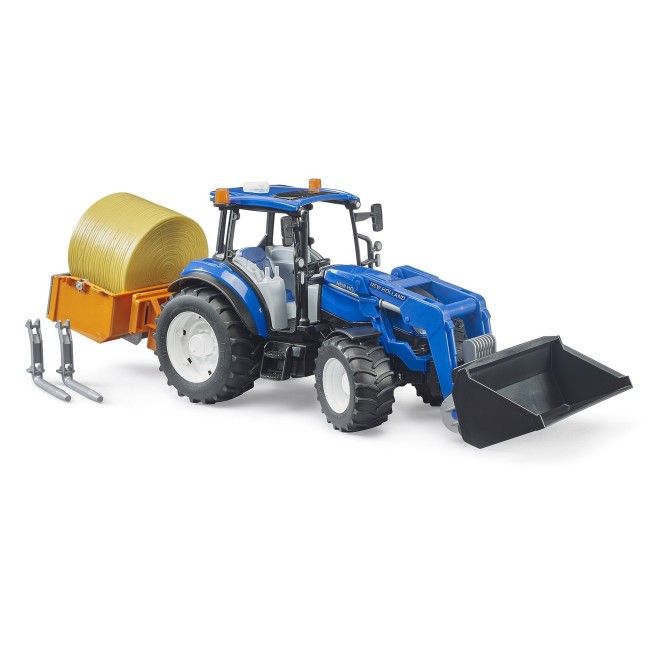 Traktor New Holland Ts.120 z ładowaczem i akcesoriami - model lub pojazd