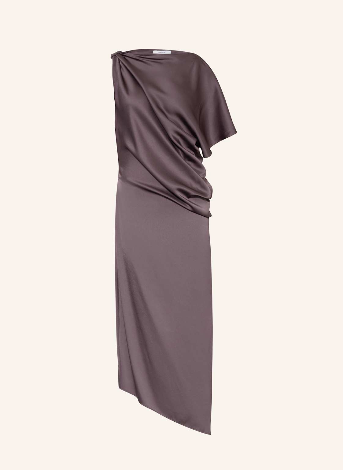 Reiss Sukienka Satynowa Kenzie braun