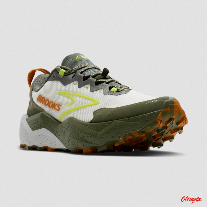 Buty do biegania Brooks męskie Caldera 8 w terenie jasnoszare