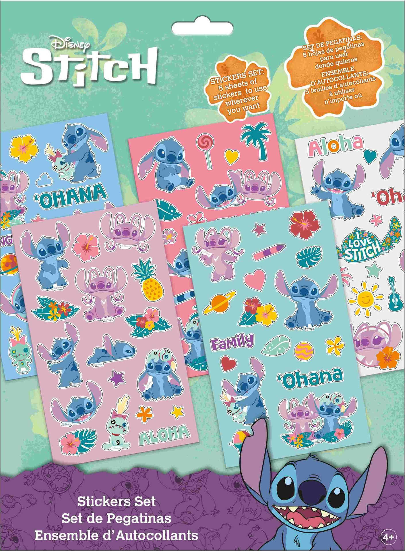 Naklejki Stitch 92szt. St00077