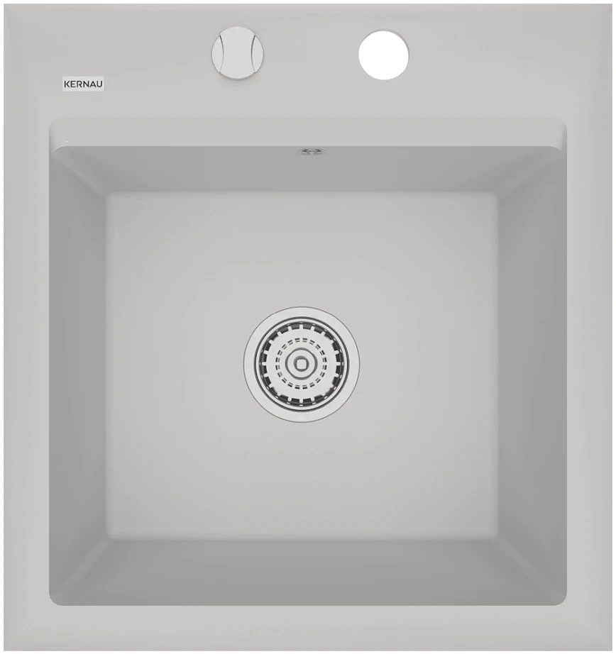 Zlewozmywak granitowy Kernau KGSM 45 1B Natural Beige