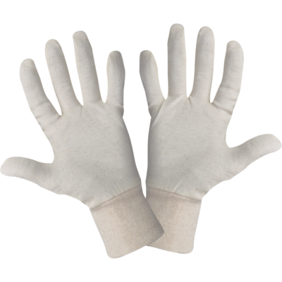 Rękawice bawełniane beżowe L290310P 