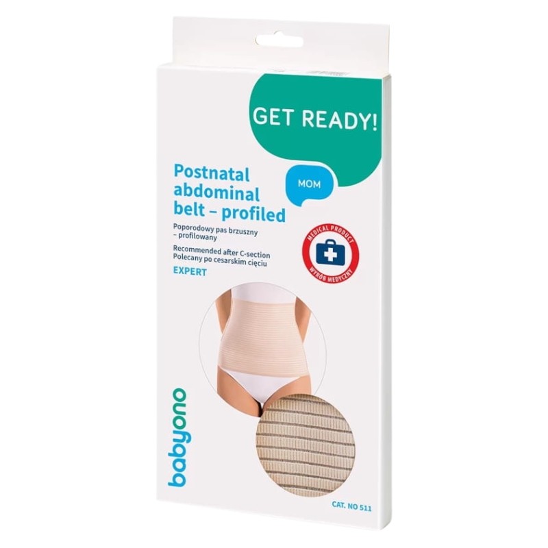 OUTLET! Babyono Poporodowy Pas Brzuszny Profilowany Expert M