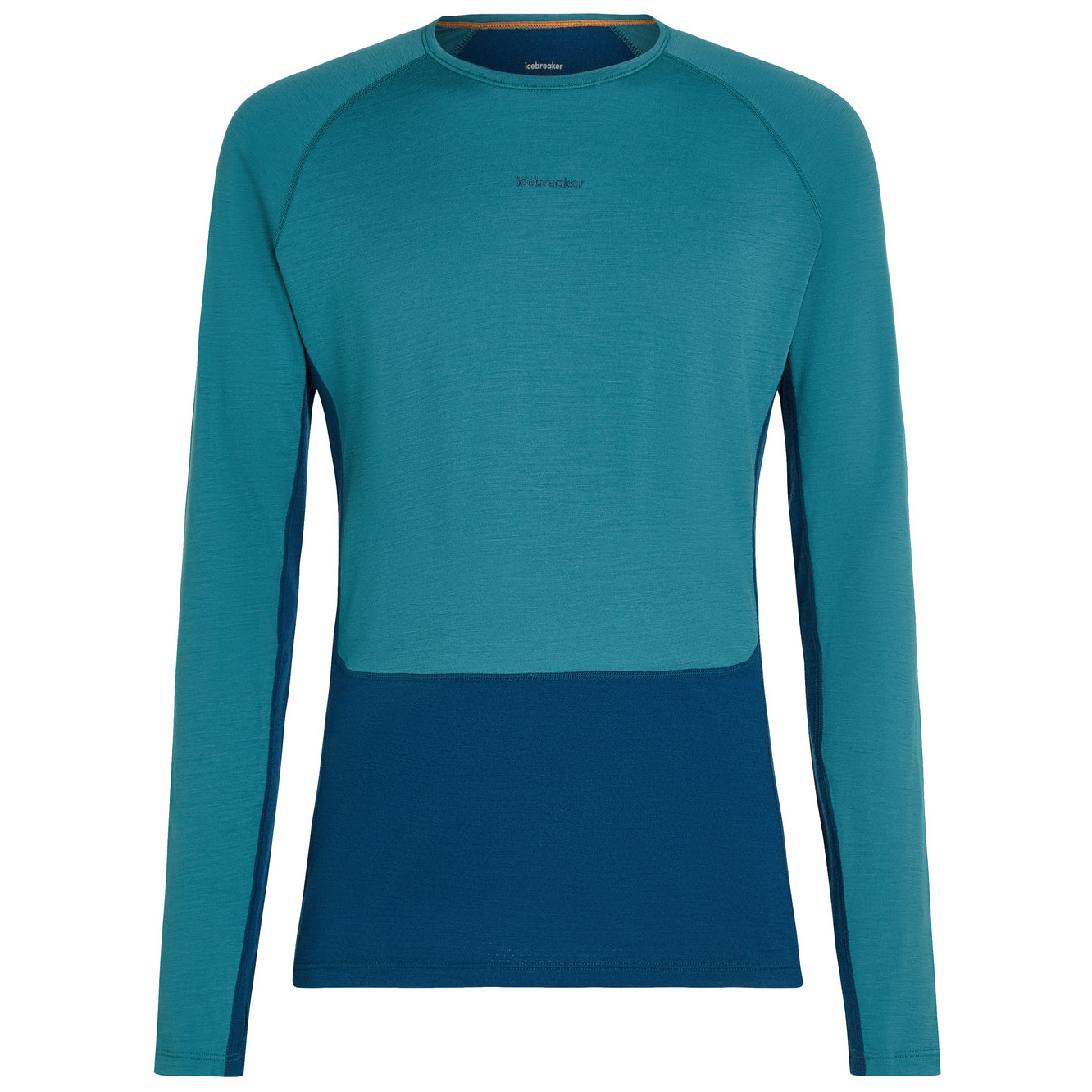 Męska koszulka Icebreaker Men Merino 200 ZoneKnit LS Crewe Rozmiar: L / Kolor: niebieski/jasnoniebieski