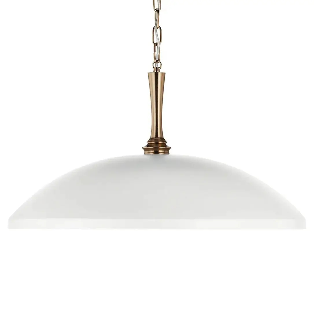 Żyrandol na łańcuchu Delarosa KL-DELAROSA-P-WH do salonu biały