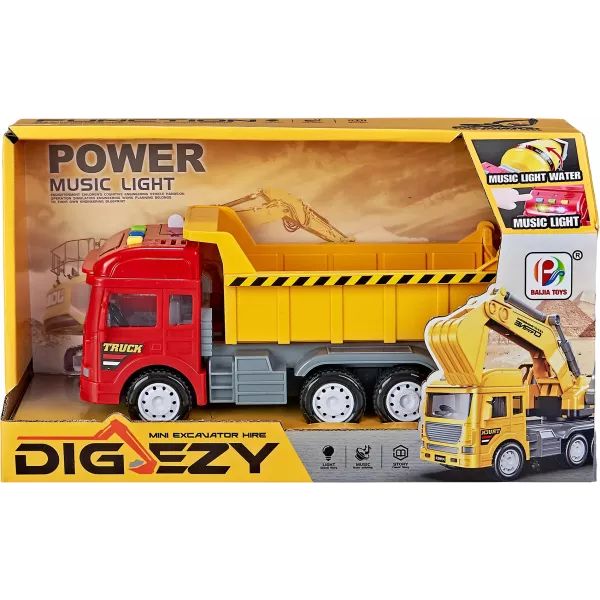 Ciężarówka z efektami dźwiękowymi i świetlnymi
