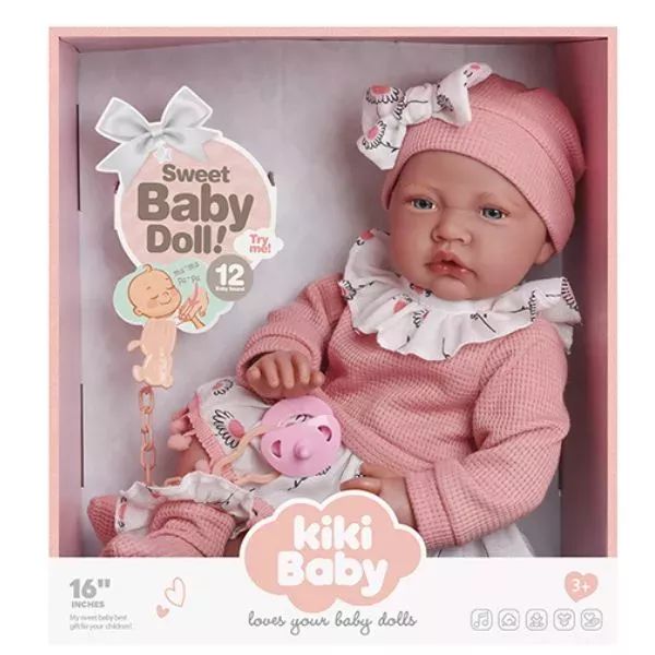 Interaktywna lalka z smoczkiem - 40 cm