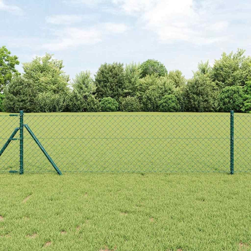 Lumarko Ogrodzenie z siatki Zielony 10 x 0.8 m Metal