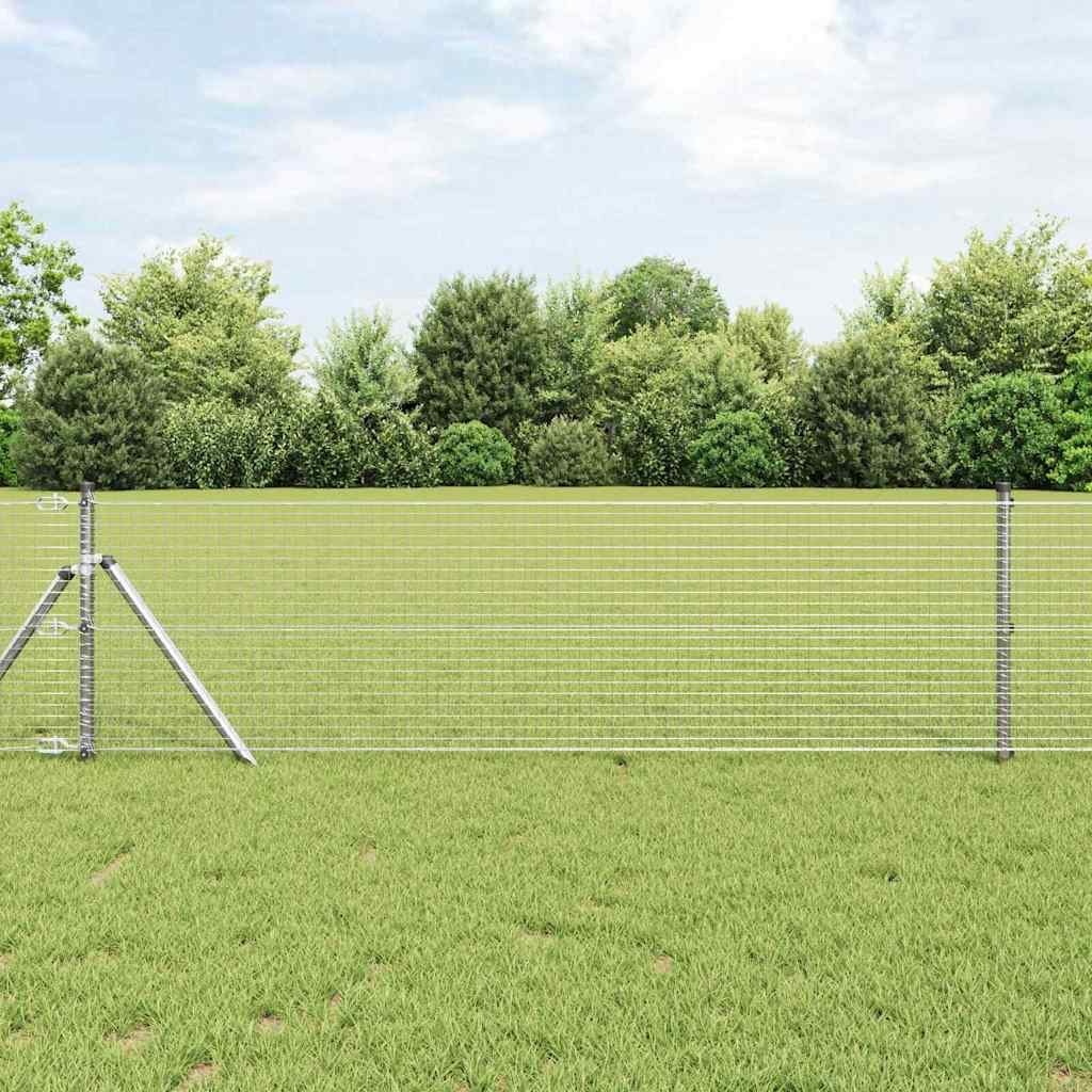 Lumarko Ogrodzenie z gładkiej stali 0,6 x 50 m, galwanizowane