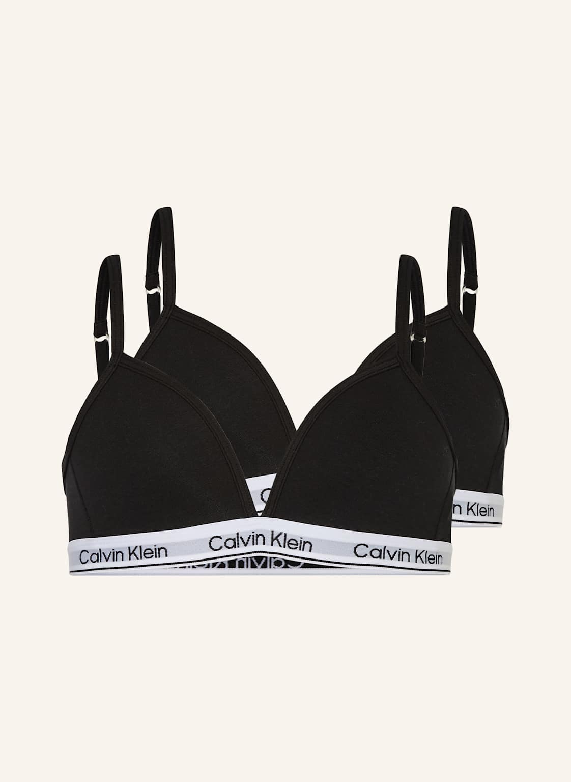 Calvin Klein Biustonosz Bez Fiszbin schwarz