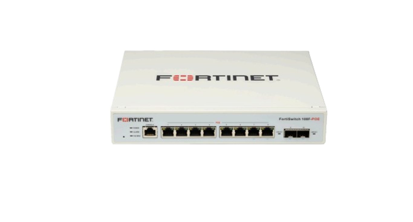 Fortinet FortiSwitch 108F-POE Zarządzany L2+ Gigabit Ethernet (10/100/1000) Obsługa PoE Biały FS-108F-POE