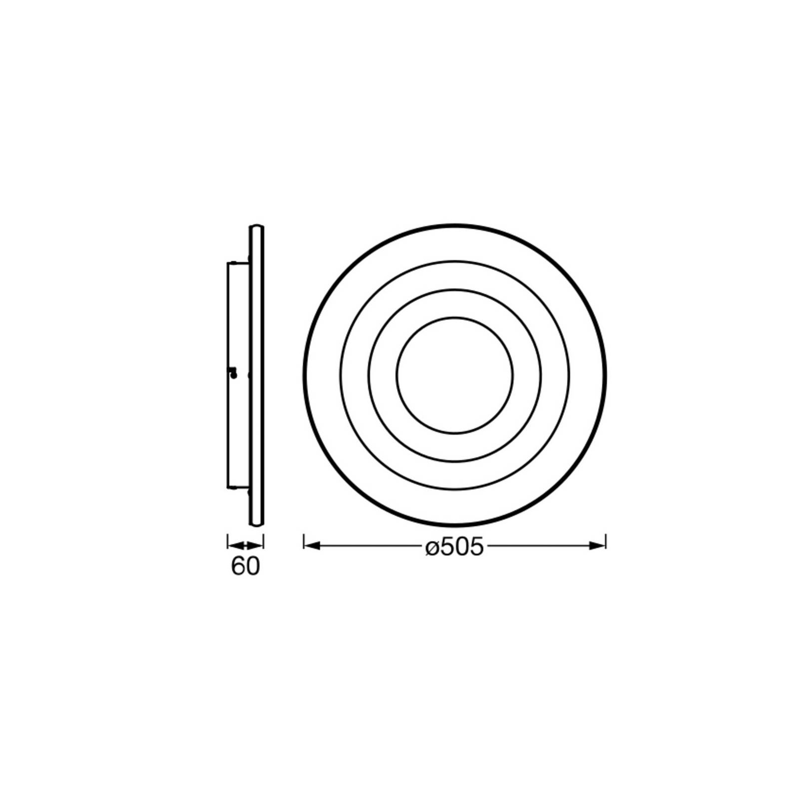 OSRAM Lampa sufitowa LED ORBIS SPIRAL LOOP, biały / opal, metal
