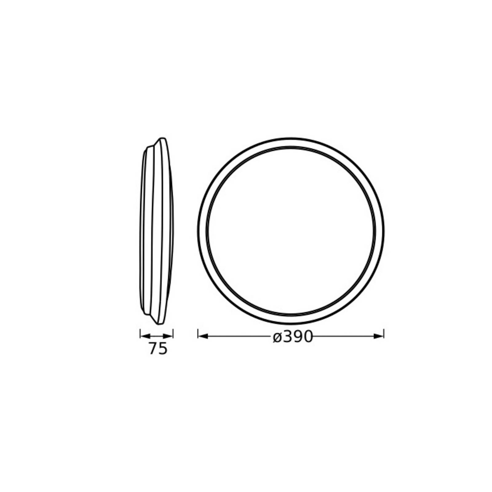 OSRAM Lampa sufitowa LED ORBIS DUBLIN, chromowy / srebrny, metal