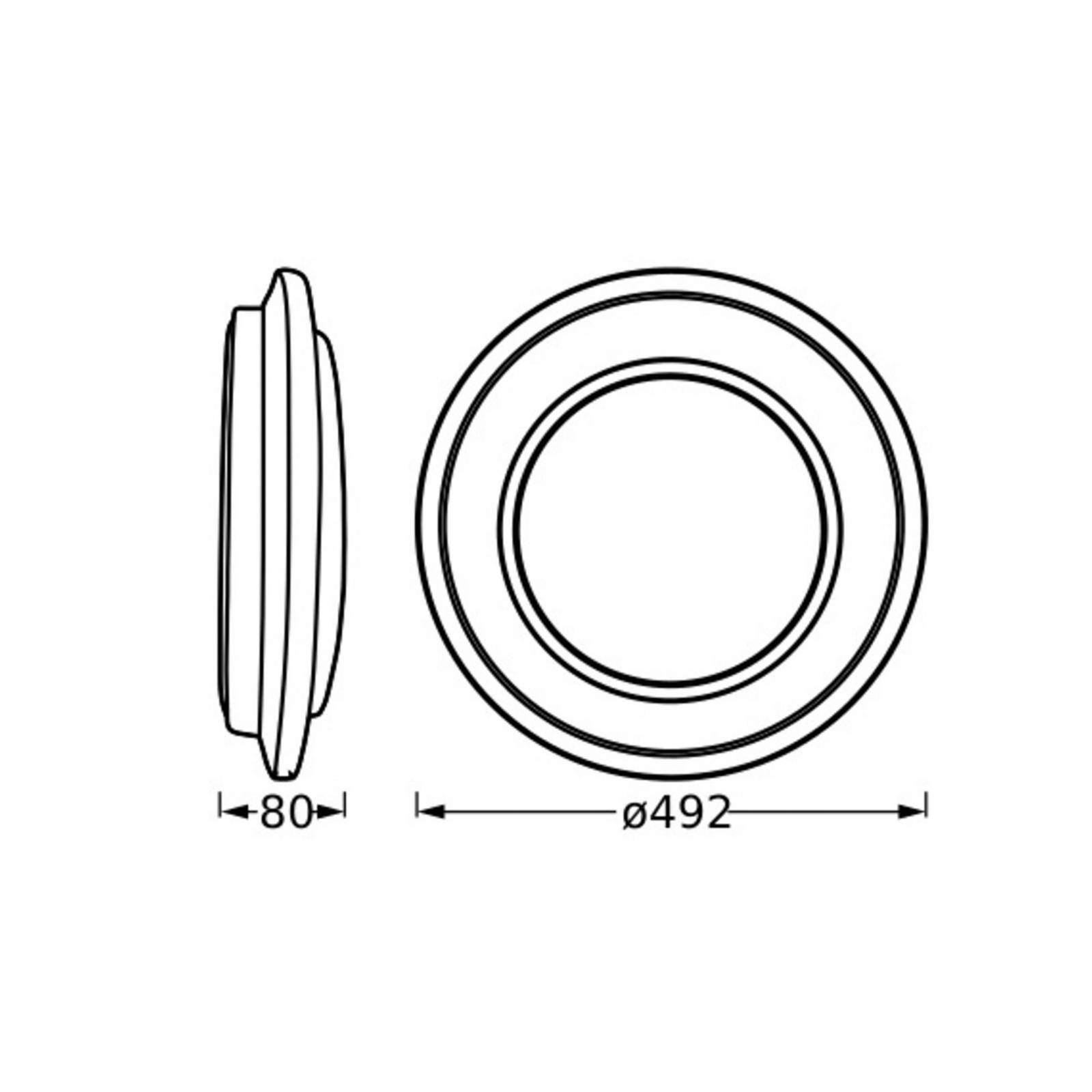 OSRAM Lampa sufitowa LED ORBIS BERLIN, chromowy / srebrny, metal