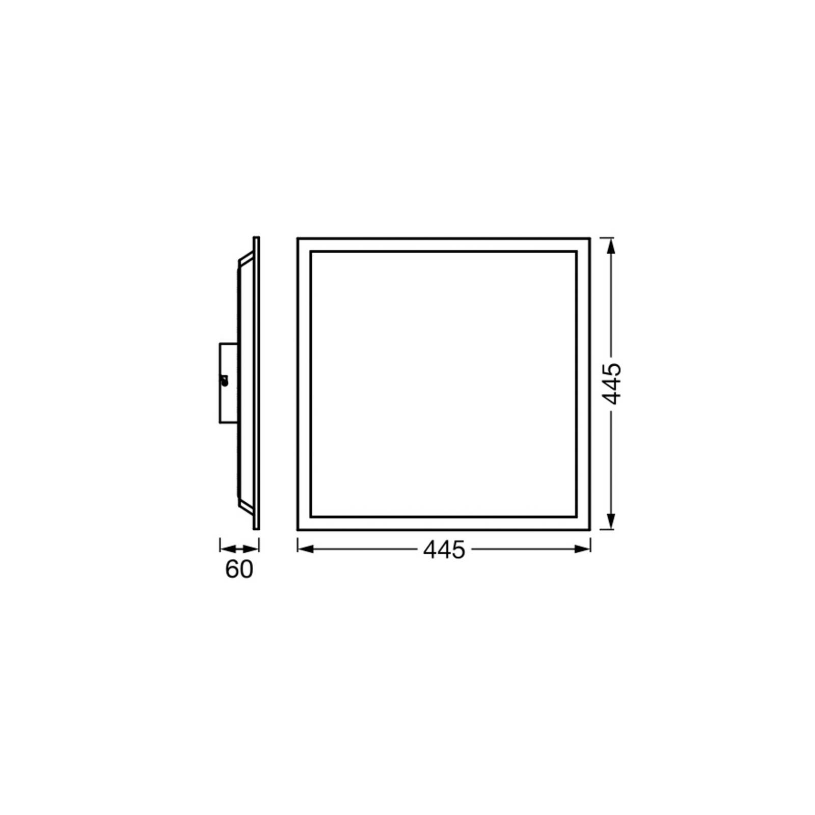 OSRAM Inteligentna lampa sufitowa SMART+ WiFi PLANON MAGIC, możliwość ściemniania, biały / opal, salon / jadalnia, metal, nowoczesny