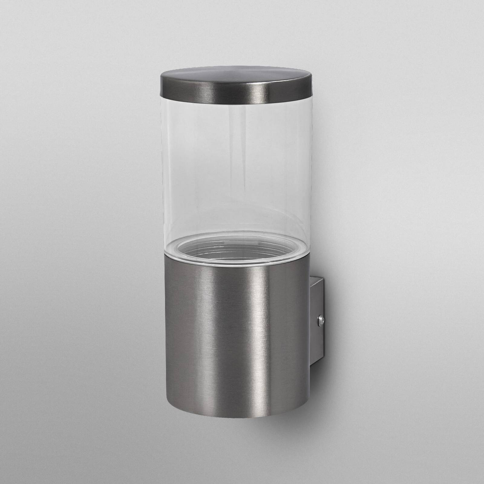 OSRAM Kinkiet zewnętrzny ENDURA CLASSIC EBRO, możliwość ściemniania, aluminiowy / szary / cynkowy, stal szlachetna