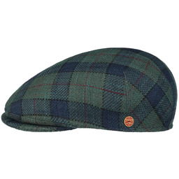 Kaszkiet Sidney Blackwatch by Mayser, zielono-niebieski, 60 cm