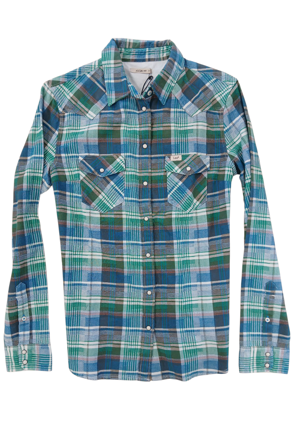 LEE SILM WESTERN GO GREEN KOSZULA DAMSKA