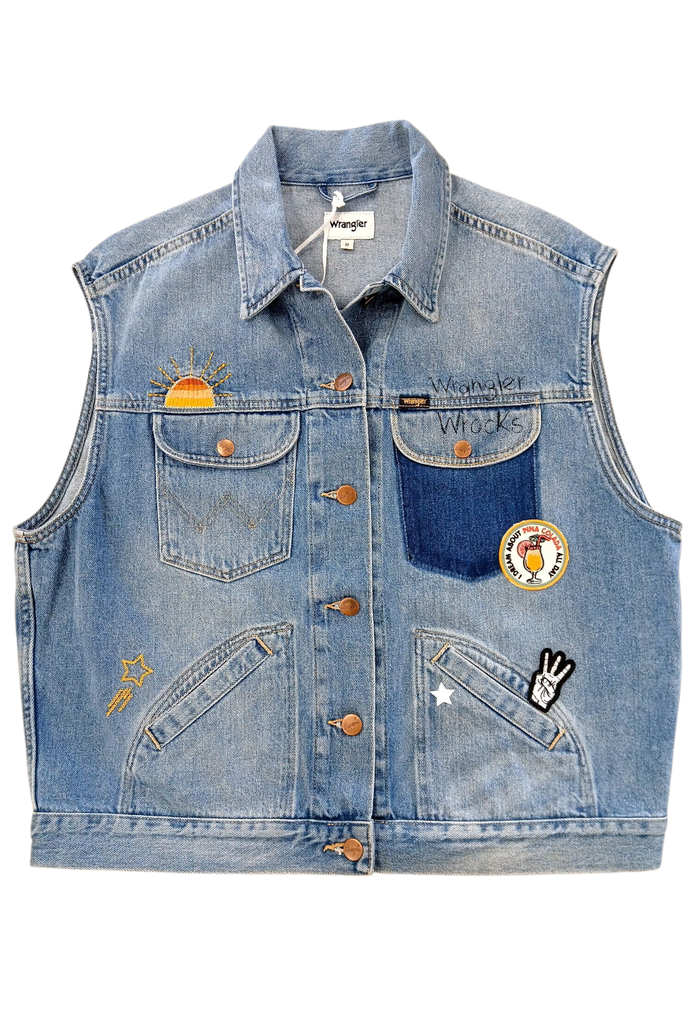 WRANGLER RETRO VEST WOODSTOK BEZRĘKAWNIK DAMSKI