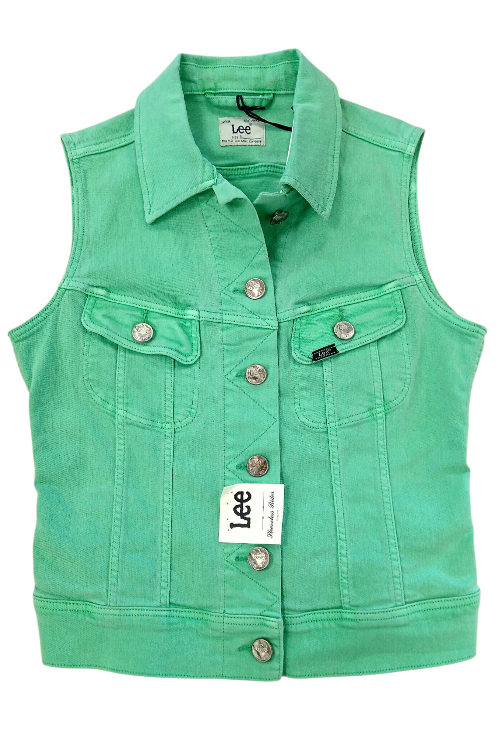 LEE SLEEVELESS RIDER SPRING GREEN BEZRĘKAWNIK DAMSKI