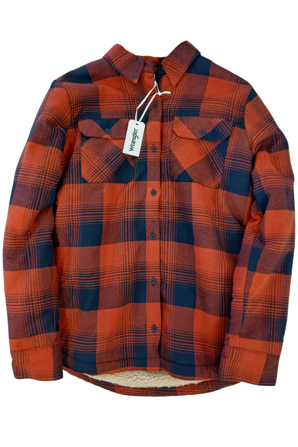 WRANGLER THERMAL LINED FLANNE RED OCHRE KURTKA DAMSKA