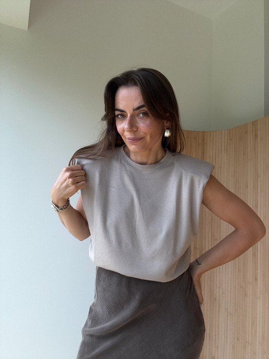 Top Noble taupe super soft