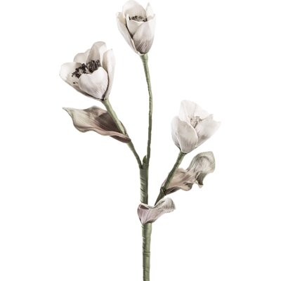 Kwiat dekoracyjny EUROFIRANY Flore 518 Srebrny