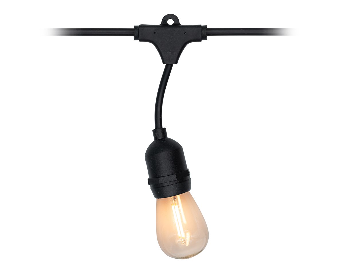 Girlanda zewnętrzna Suer Time 6,6m S14 Filament 2200K 36V 10xE27 IP44 EKG2291 - Milagro