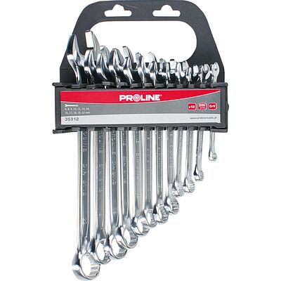 PROLINE Klucze oczkowo-płaskie (6-22 mm) 12 sztuk CV