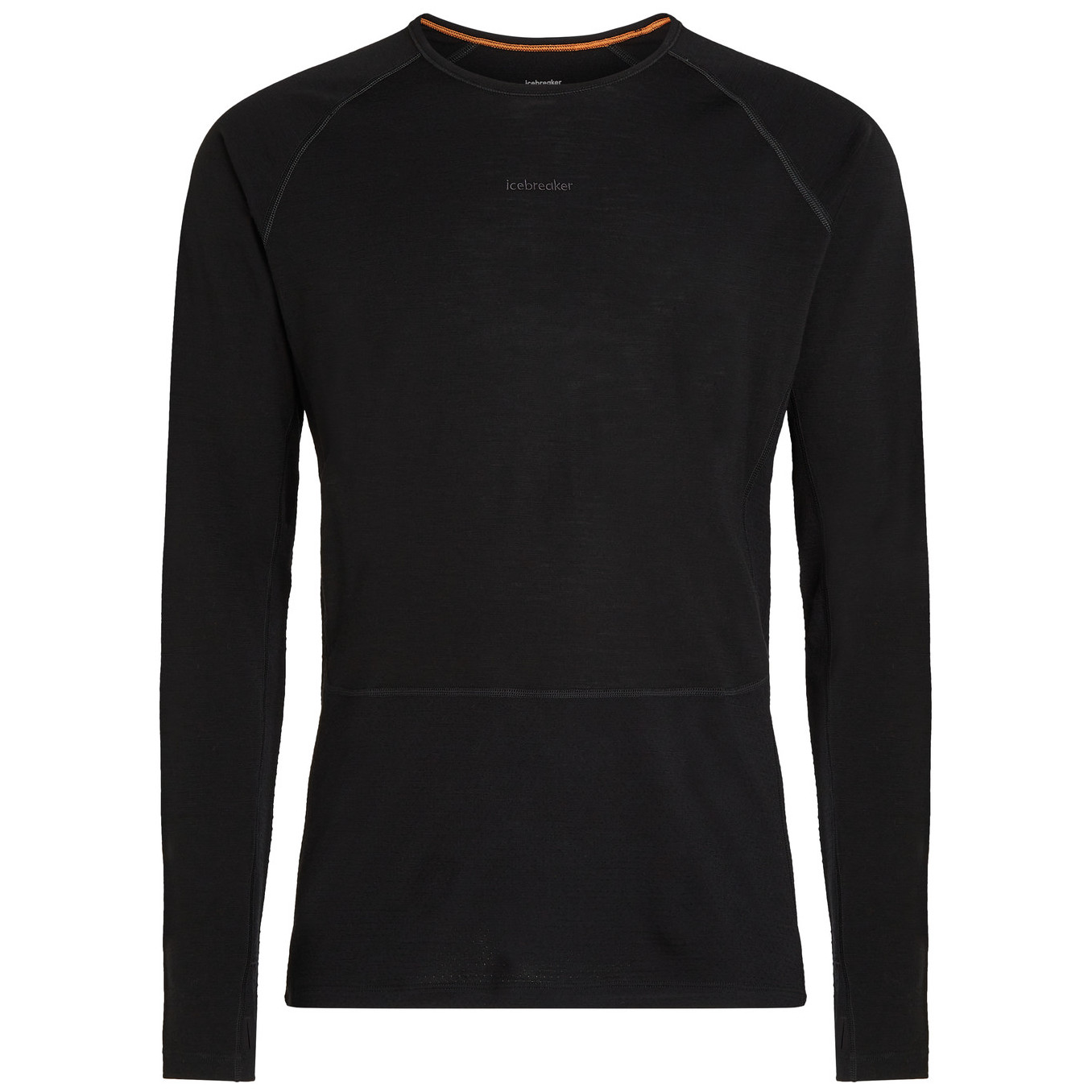 Męska koszulka Icebreaker Men Merino 200 ZoneKnit LS Crewe Rozmiar: L / Kolor: czarny