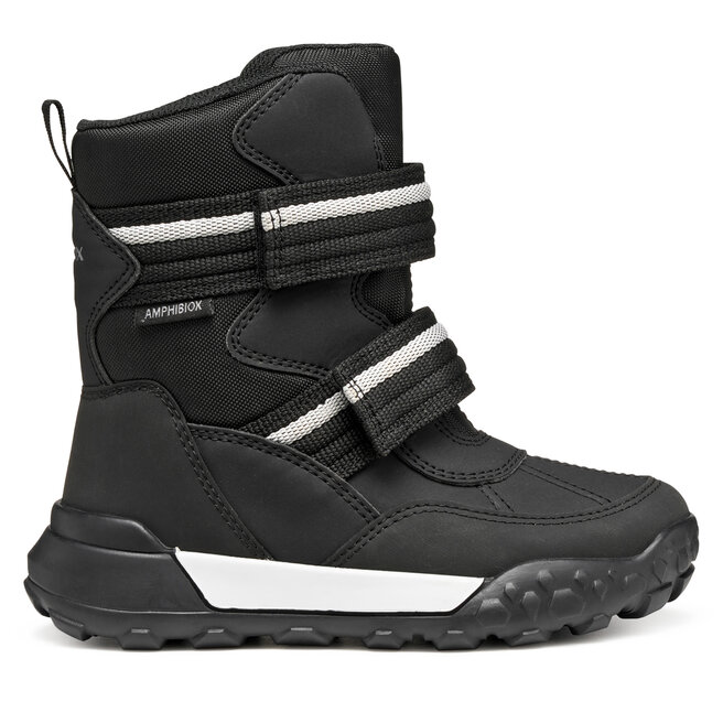 Śniegowce Geox J Trekkyup B Abx J56MBB 050FU C9999 S Czarny