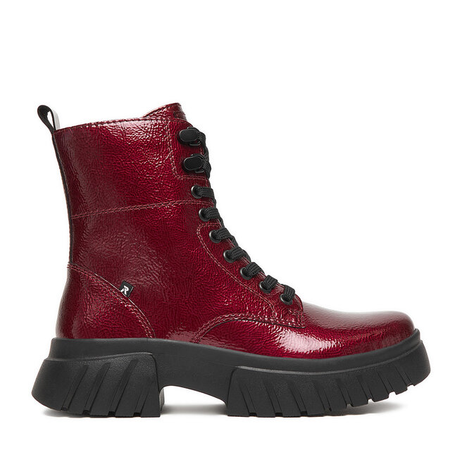 Trzewiki Rieker CEO-W1870-35 Bordowy