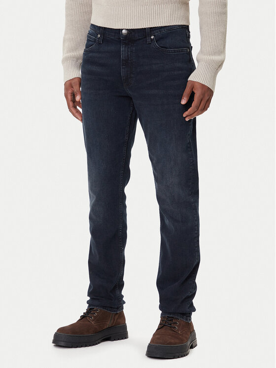 Lee Jeansy West 112373386 Czarny Straight Fit