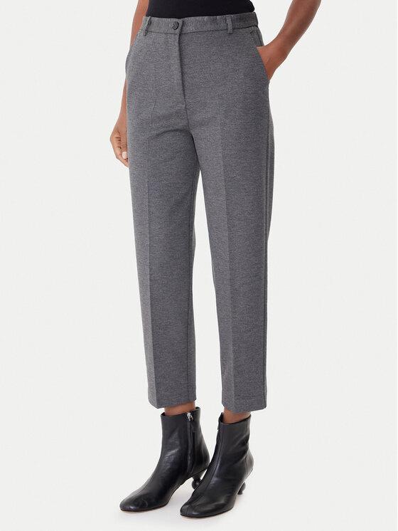 ViCOLO Spodnie materiałowe TF0229 Szary Regular Fit