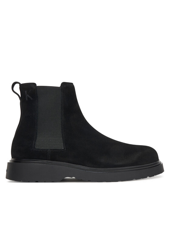 Calvin Klein Sztyblety Combat Ess Chelsea Boot Su YM0YM01372 Czarny
