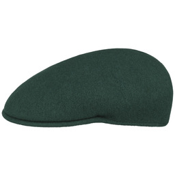 Kaszkiet 504 by Kangol, ciemnozielony, L (58-59 cm)